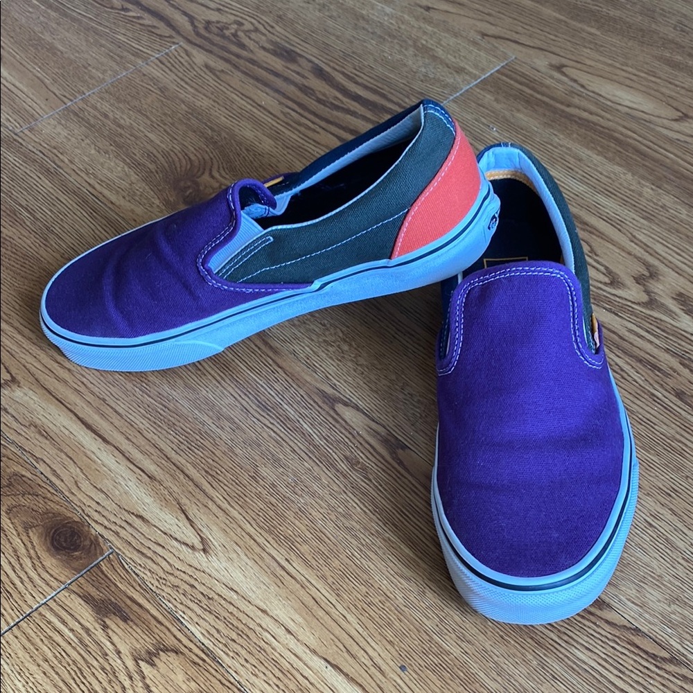 Purple Tri Color Vans
